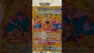 Pulling the Gold Charizard ex 228/197 from Scarlet and Violet Obsidian Flames #Pokemon #Charizard