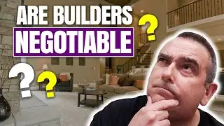 Why won't builders negotiate price?