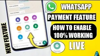 WhatsApp UPI Payment Setup Method Live 🔴 | Enable Whatsapp Payment
