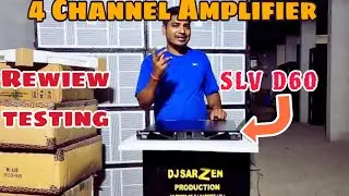 4 Bass 4 Mid 12000+6000 watt SLV D60 Beta Three Amplifier Testing Video