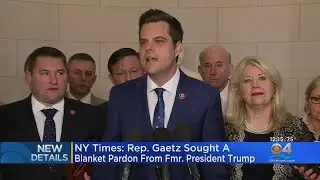 Rep. Matt Gaetz Reportedly Sought Blanket Pardon From Former President Trump