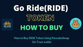 How to Buy Go Ride Token (RIDE) Using PancakeSwap On Trust Wallet OR MetaMask Wallet