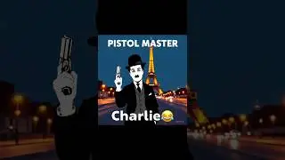 The Pistol Master Charlie:Charlie Chaplin Comedy Video . #charliechaplin #comedy #shorts