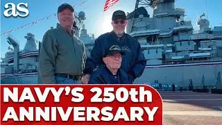 NAVY VETERAN MIKE HOLMES RETURNS to USS NEW JERSEY for 250TH birthday celebration