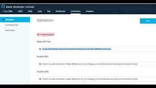 Solution for: Locale information should be consistent or no valid interaction model defined