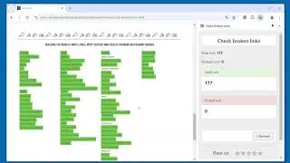 how to check broken links in website