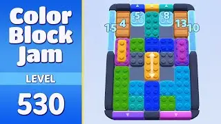 Color Block Jam Level 530 | Every Puzzle Solved! 🎯