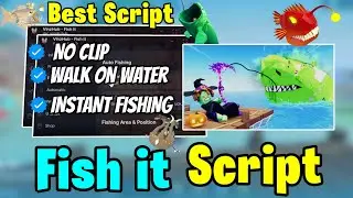 Fish It Script Showcase | Vinz Hub Script | Auto Fish & Walk On Water Features