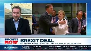 Brexit Deal: EU and UK agree draft text of a political declaration | #EuronewsNow