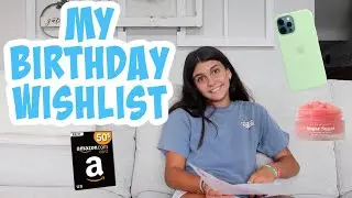 MY BIRTHDAY WISHLIST 2021! BIRTHDAY GIFT IDEAS! EMMA AND ELLIE