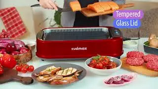 Cusimax Electric Portable Indoor Smokeless Grill