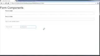Bootstrap 5 - Lesson 62:  Form Elements
