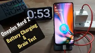 Oneplus Nord 2 Battery Drain Test & Charging Test (0-100) | Benchmark, CPU Throttling, Gaming Test