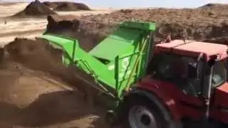 Volteadora TBU 3P - hacer compost eficiente
