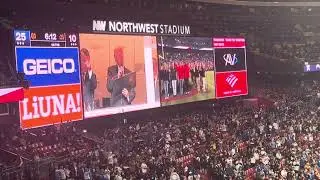 Donald Trump booed at Commanders game