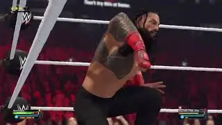Wwe 2k 25 roman reigns vs solo sikoa #edit #wwe #rapper #juicewrld #comp2k 