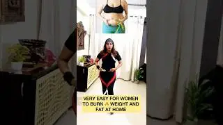 Very Easy For Women To Burn 🔥 Weight And Fat At Home #weightloss #treding #shorts