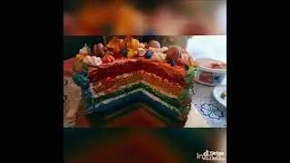 Украшение торта с Единорогом-обжоркой / Cake decoration with Unicorn Roasting