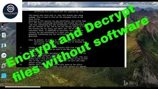 How to Encrypt or Decrypt the files in windows 10/8/7/vista/xp without any software  |Command Prompt