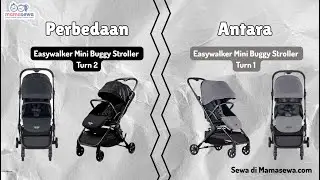Sewa Stroller Easywalker Mini Buggy Turn 2 & Easywalker Mini Buggy Turn 1 &ndash; Apa Saja Perbedaannya?