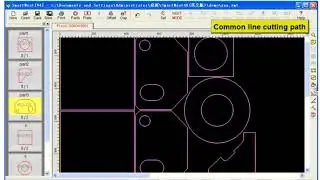 Smart nest software Teaching for cnc plasma laser cutting sheet metal design drawing cutting