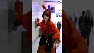 AMAZING FOXY COSPLAY from Five Nights at Freddy's! FNAF Cosplay #shorts
