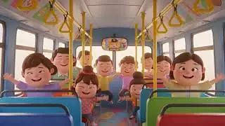 Wheels on the Bus | Fun Bus Song for Toddlers to Sing, Dance, and Learn