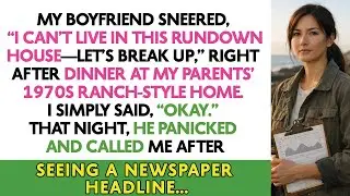 My Boyfriend Sneered, &ldquo;I Can&rsquo;t Live In This Rundown House&mdash;Let&rsquo;s Break Up,&rdquo; Right After Dinner At My