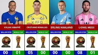 Top 25 Football Legends 🏆 Ballon d&rsquo;Or & World Cup Winners | Greatest Ever?