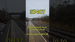 Class 37 37407 Light Engine Through South Wigston #train