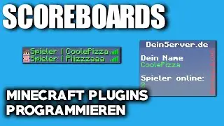 Arbeiten mit Scoreboards (Sidebar und Tablist-Teams) | Minecraft Plugin Tutorial