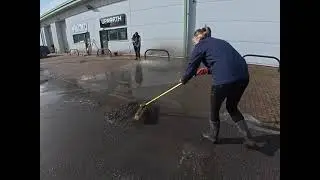 We Cleaned A HIGH END car sales warehouse and the difference is just AMAZING