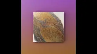 All Metallics For A Fun Little Test Acrylic Pour Fluid Art Painting