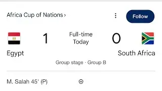 Bafana Bafana vs Egypt Review