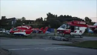 EXOT IN GREIFSWALD - Christoph Rostock startet mit BK117 D-HAOE bei Christoph 47