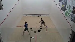 Norfolk Squash Closed Mens A Sam Henden v Rob Thirst game 1