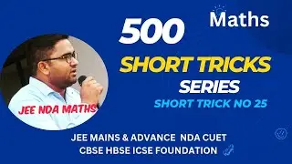 500 Short tricks series/MATHS/short trick no 25, JEE NDA SSC CGL HSSC ADVANCE MATHS SHORT TRICKS