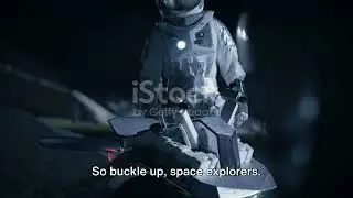 AI generated space video