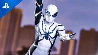 Marvel's Spider Man Remastered Future Fountion Suit Mission, часть первая, 4k, 60 кадров в секунду