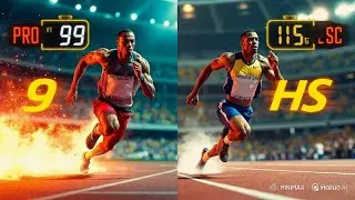 High School Sprinter vs Pro Sprinter &mdash; SPEED COMPARISON