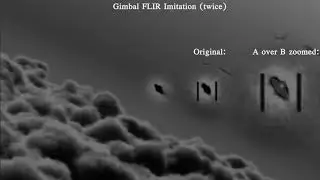 Gimbal UFO video rendering in 3D FLIR + analysis