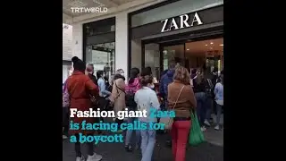 Fashion giant zara is facing being called out for boycott