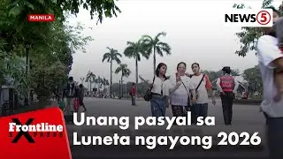 Luneta, dinayo at pinasyalan ng ilang pamilya sa unang araw ng 2026 | Frontline Express