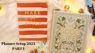 Settingup 2023 Planner Part1 Inkbucket Planner | Indian Planner Setup Malayalam || Ramya Harishankar