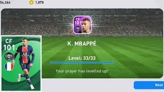 101 Rated K. MBAPPE Featured Max Rating | PES2021 Mobile