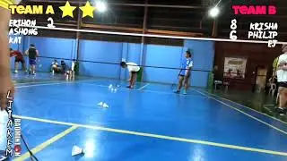Low Service Badminton Challenge 🤸🏸😁