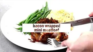 Bacon Wrapped Mini Meatloaf