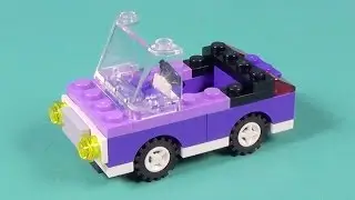 Lego Lilac Car Building Instructions - Lego Bricks and More Pink Brick Box 4625 