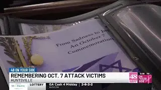 Huntsville&rsquo;s Jewish community remembers those lost on the October 7th attack&rsquo;s two-year anniversa...