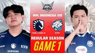 [GAME 1] TEAM LIQUID ID vs EVOS ESPORTS MPL ID S18 REGULAR SEASON | TLID vs EVOS